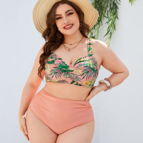 Bikini à armatures à imprimé tropical - SHEIN - Modalova