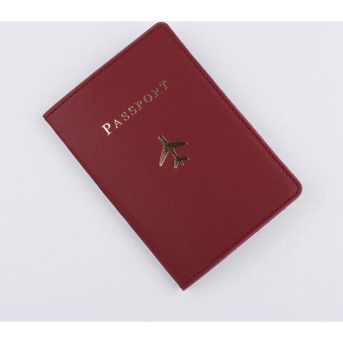 Étui à passeport avion & à lettres - SHEIN - Modalova