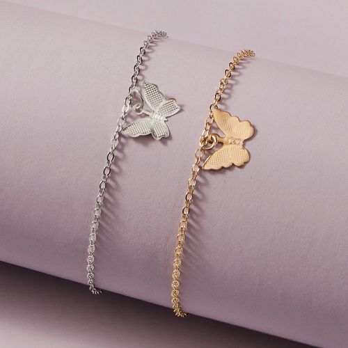 Pièces Bracelet avec pendentif de papillon - SHEIN - Modalova