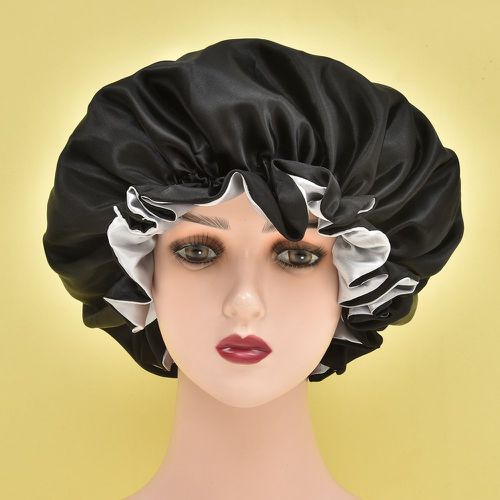 Bonnet de cheveux unicolore en satin - SHEIN - Modalova