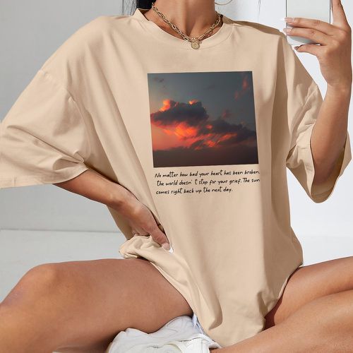 T-shirts pour femmes Casual Slogan - SHEIN - Modalova