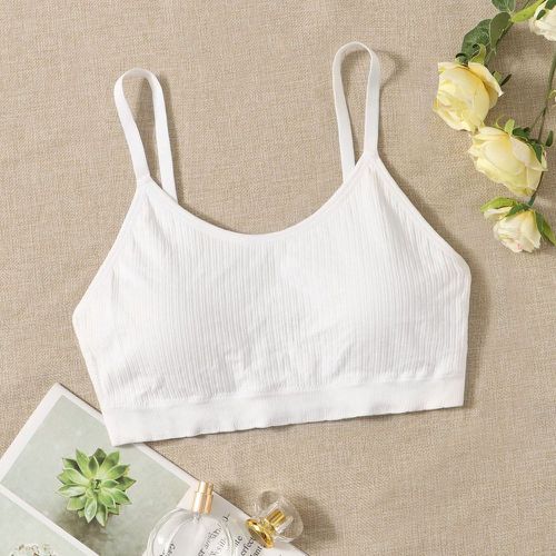 Bralette sans armature côtelé - SHEIN - Modalova