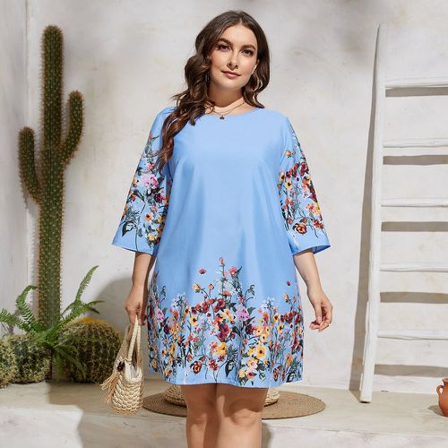 Robe tunique à imprimé floral - SHEIN - Modalova