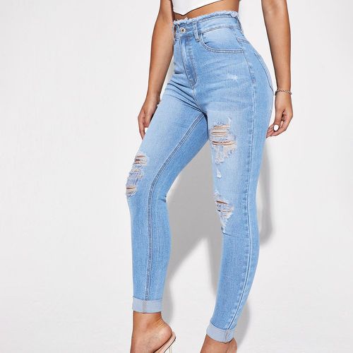 Jean skinny déchiré taille haute - SHEIN - Modalova