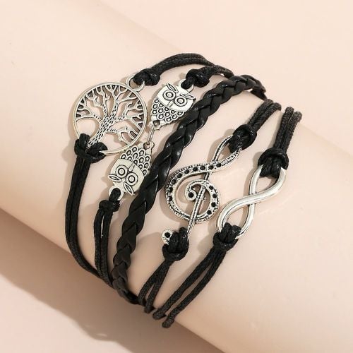 Bracelet design hibou & note - SHEIN - Modalova