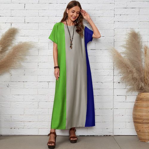 Robe tunique à blocs de couleur - SHEIN - Modalova