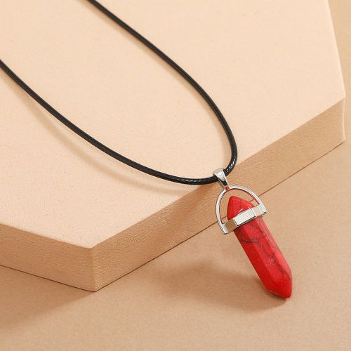 Collier avec pendentif pierre - SHEIN - Modalova