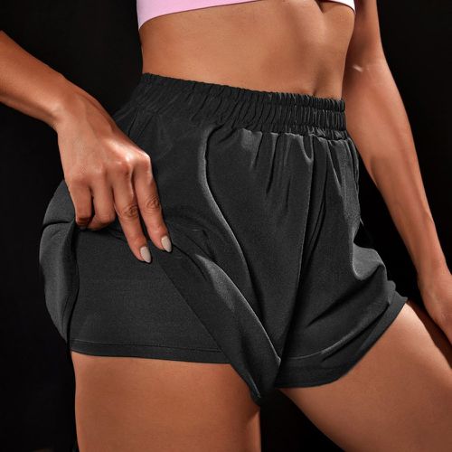 Short de sport 2 en 1 - SHEIN - Modalova