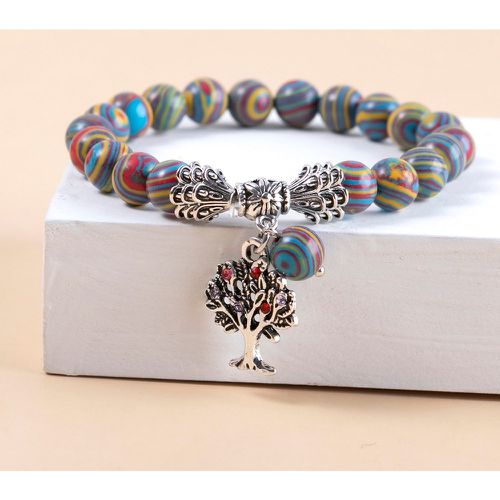 Bracelet perlé à breloque arbre - SHEIN - Modalova