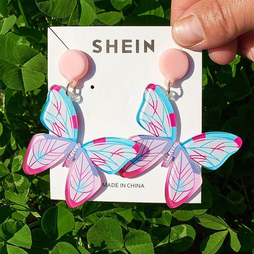 Pendants d'oreilles papillon - SHEIN - Modalova