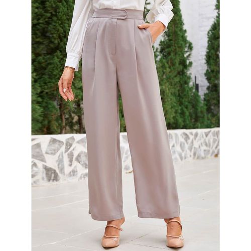 Pantalon tailleur à poches ample - SHEIN - Modalova