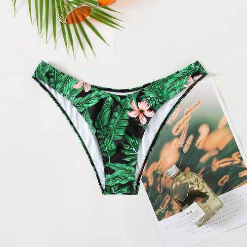 Bas de bikini aléatoire à imprimé tropical - SHEIN - Modalova