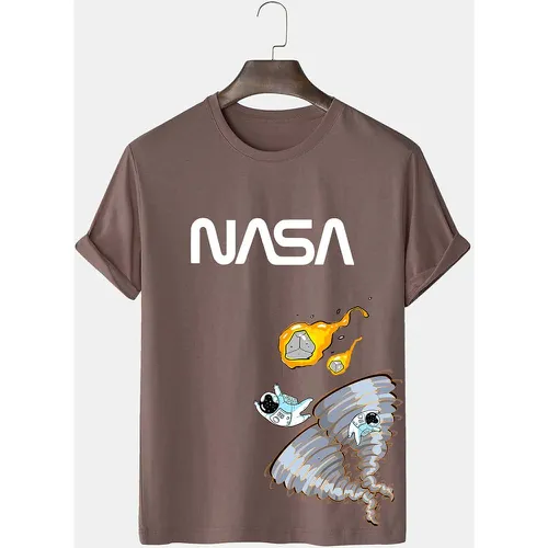 T-shirt avec imprimé astronaute - SHEIN - Modalova