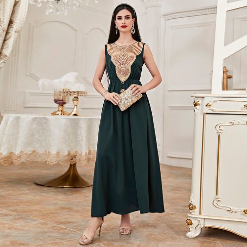 Robe Sequins Glamour Unicolore - SHEIN - Modalova
