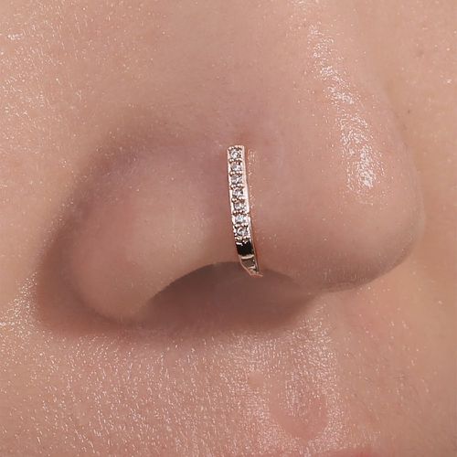 Piercing à nez avec zircone cubique - SHEIN - Modalova
