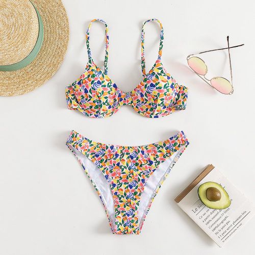 Bikini à armatures à imprimé fruit - SHEIN - Modalova