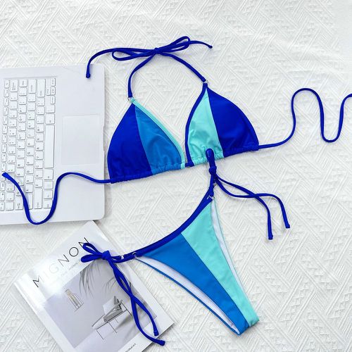 Bikini à blocs de couleurs - SHEIN - Modalova
