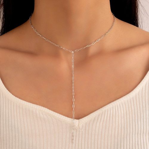 Collier avec pendentif minimaliste chaîne - SHEIN - Modalova
