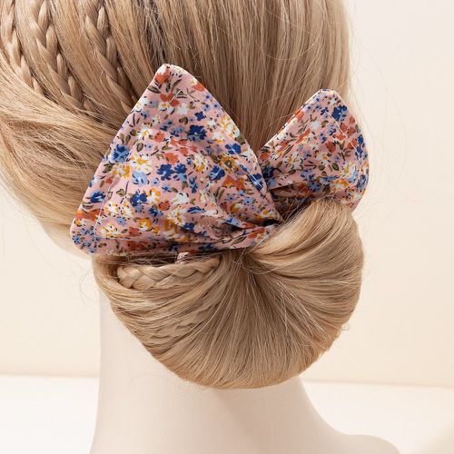 Bandeau pour cheveux à imprimé fleur - SHEIN - Modalova