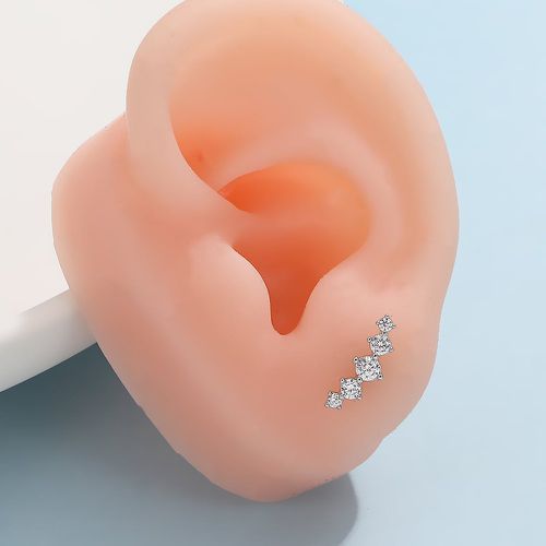 Clous d'oreille à zircone cubique - SHEIN - Modalova