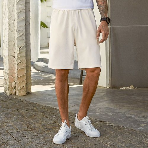 Homme Short unicolore à poche - SHEIN - Modalova