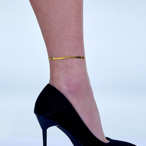 Bracelet de cheville minimaliste unicolore - SHEIN - Modalova