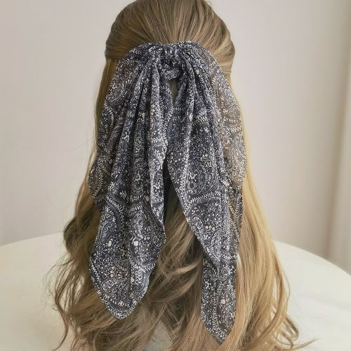 Élastique à cheveux à imprimé floral en mousseline - SHEIN - Modalova