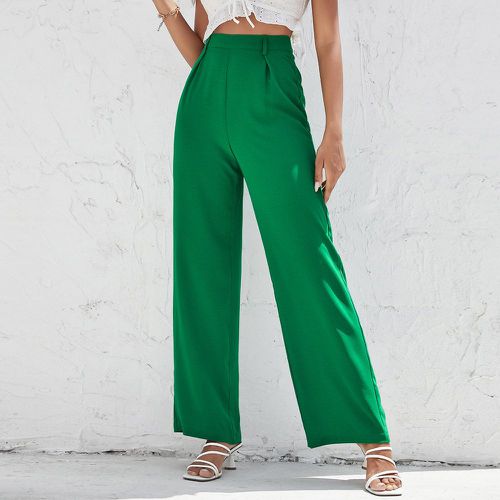 Pantalon droit taille haute - SHEIN - Modalova