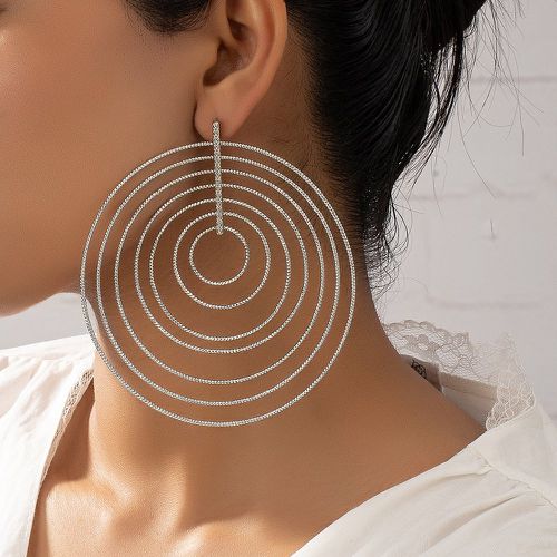 Boucles d'oreilles multicouche à détail cercle - SHEIN - Modalova