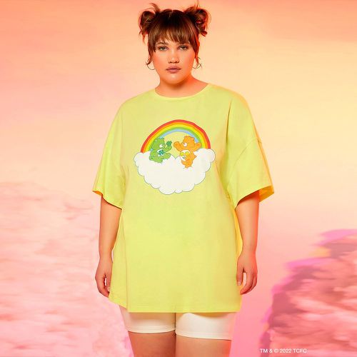 T-shirt à imprimé arc-en-ciel et ours - SHEIN - Modalova