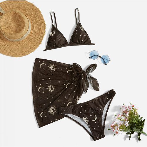 Pièces Bikini soleil et lune & jupe de plage - SHEIN - Modalova