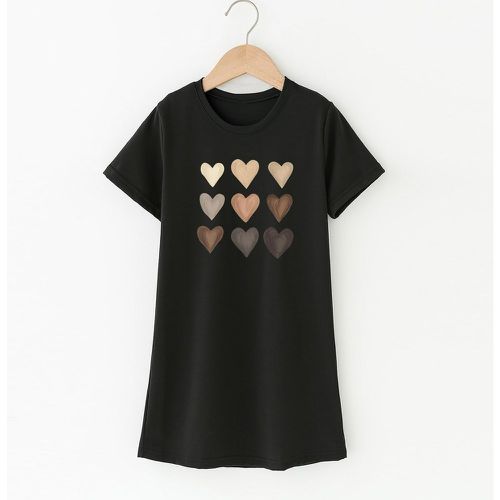 Robe t-shirt à imprimé cœur - SHEIN - Modalova