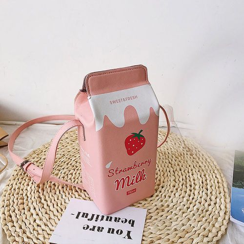 Sac boîte mini avec fraise à lettres - SHEIN - Modalova
