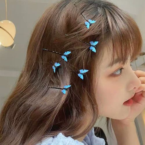 Pièces Épingle à cheveux à détail papillon - SHEIN - Modalova