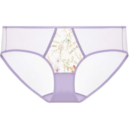 Enchanted Garden Culotte hipster transparent brodé fleuri - SHEIN - Modalova