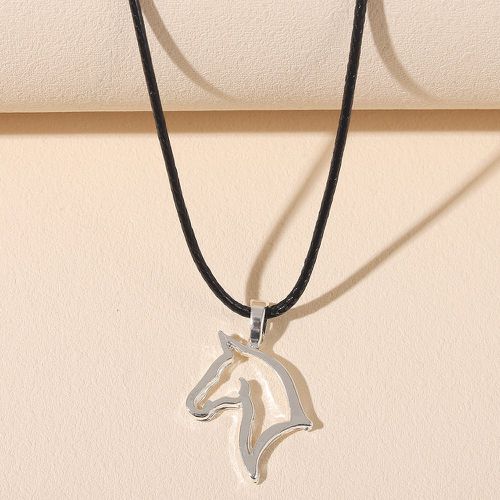 Collier avec pendentif cheval - SHEIN - Modalova