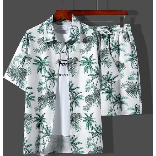 Aléatoire à imprimé tropical Chemise & Short (sans t-shirt) - SHEIN - Modalova