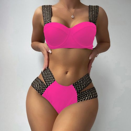 Bikini à chaîne push-up taille haute - SHEIN - Modalova
