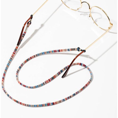 Chaîne de lunettes à blocs de couleurs tissé - SHEIN - Modalova