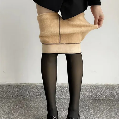 Collants minimaliste à doublure thermique - SHEIN - Modalova