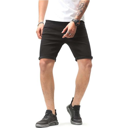 Homme Short en jean droit - SHEIN - Modalova