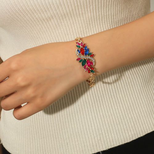 Bracelet de couleur aléatoire avec strass - SHEIN - Modalova