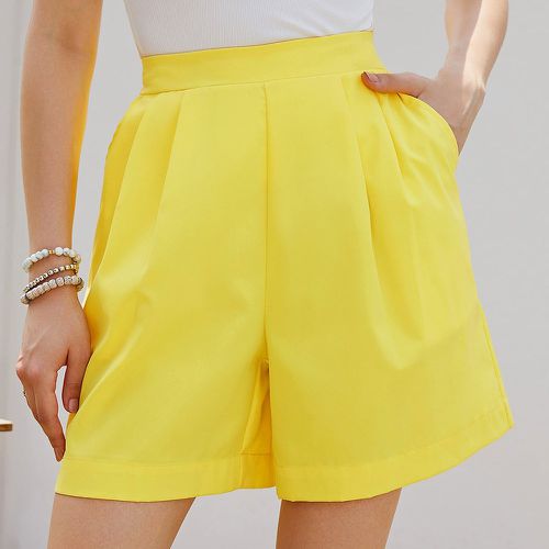 Short taille haute à poches plissé - SHEIN - Modalova