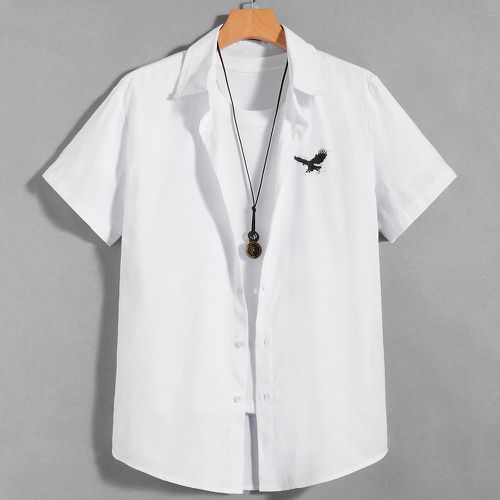 Chemise à imprimé aigle (sans t-shirt) - SHEIN - Modalova