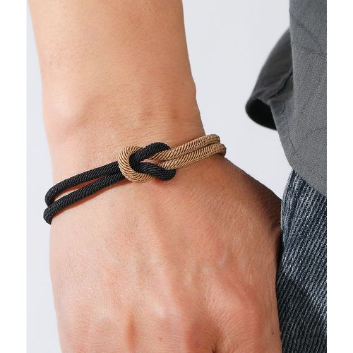 Bracelet bicolore à nœud à boucle - SHEIN - Modalova