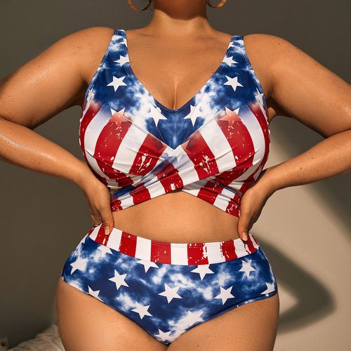 Bikini américaine à imprimé - SHEIN - Modalova