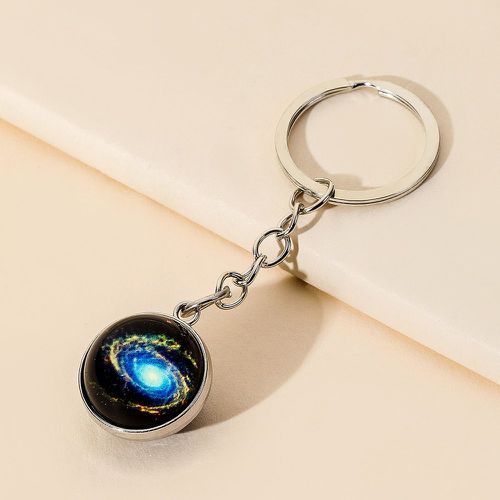 Porte-clés aurore permanente à imprimé galaxie boule breloque - SHEIN - Modalova