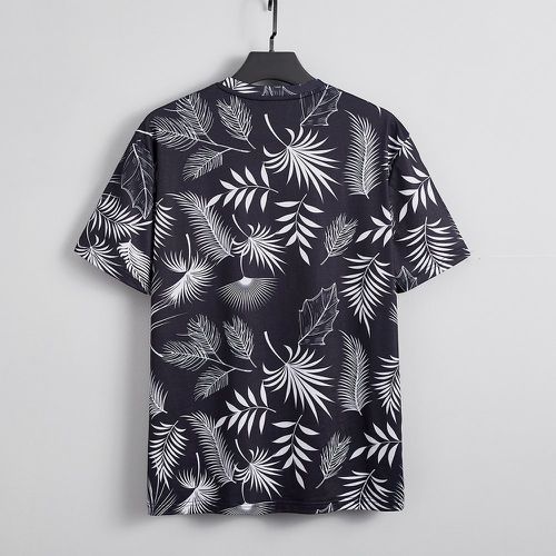 T-shirt aléatoire à imprimé tropical - SHEIN - Modalova