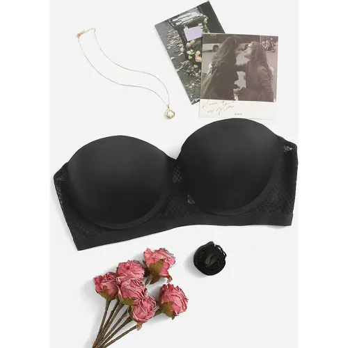 Soutien-gorge avec tulle bustier à armature - SHEIN - Modalova