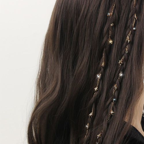 Pièces Épingle à cheveux à strass & à détail cœur - SHEIN - Modalova
